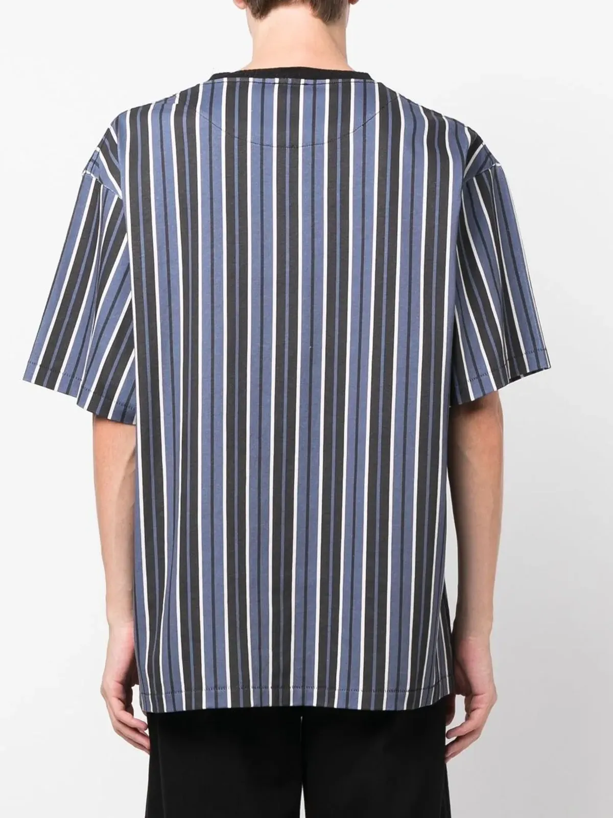 Kenzo ロゴパッチストライプTシャツ - 画像4