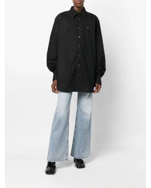 Raf Simons ロゴ刺繍入り長袖シャツ - サムネイル3