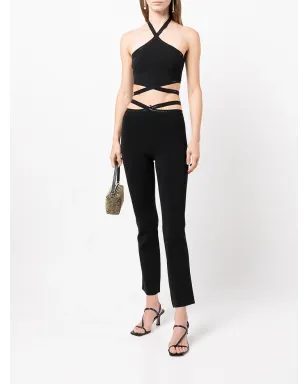Alexander Wang クロスストラップ ロゴトリム レギンス - サムネイル2