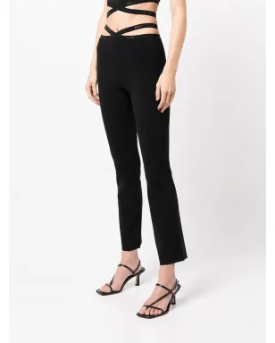 Alexander Wang クロスストラップ ロゴトリム レギンス - サムネイル3