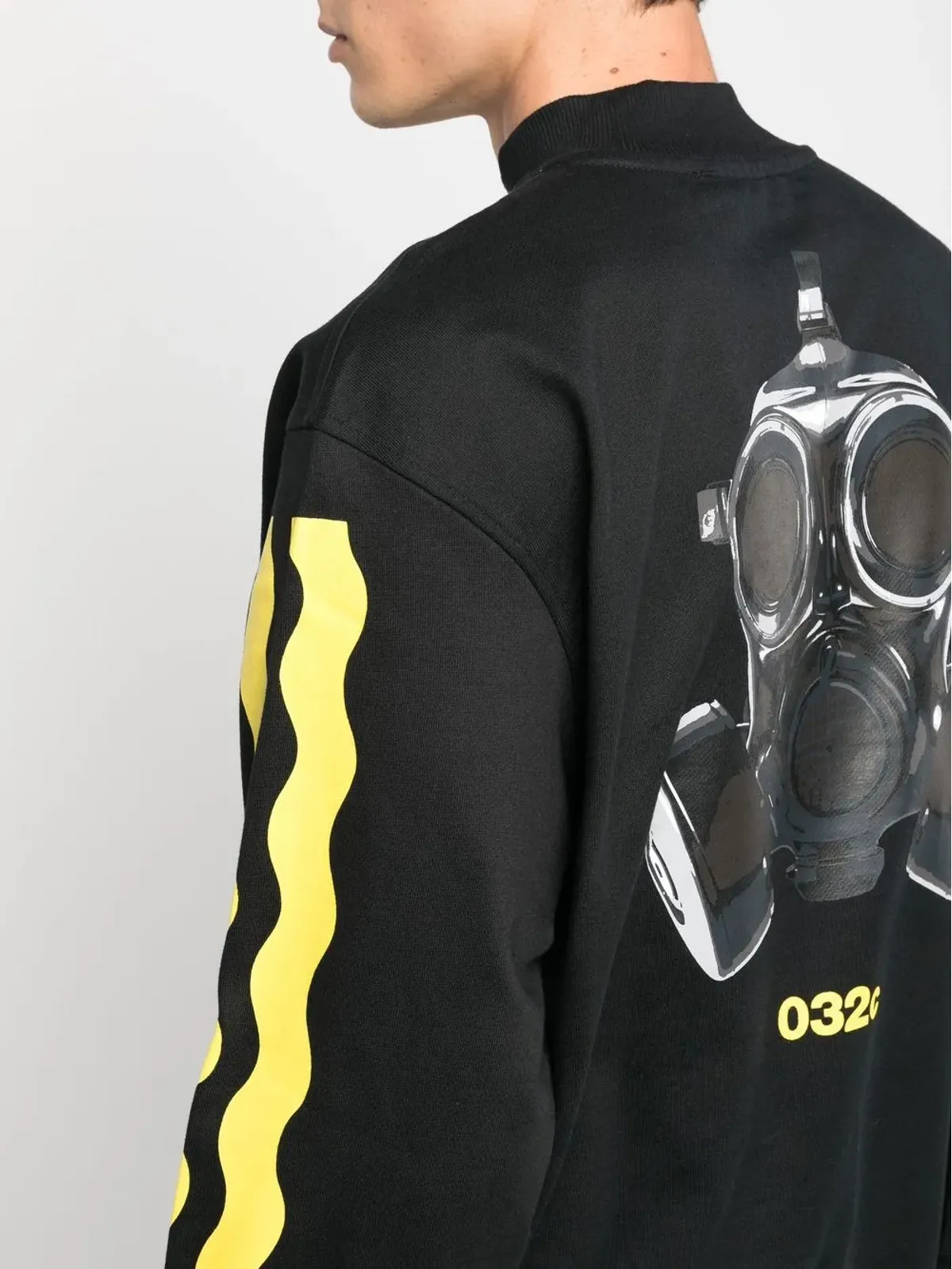 032c グラフィックプリント長袖スウェットシャツ - 画像5
