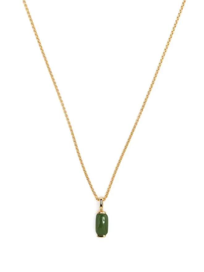 Fernando Jorge Fernando Jorge 18kt yellow gold jade pendant necklaceの商品画像
