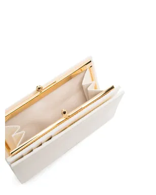 Jil Sander ロゴディテール レザー パース（ホワイト） - サムネイル3