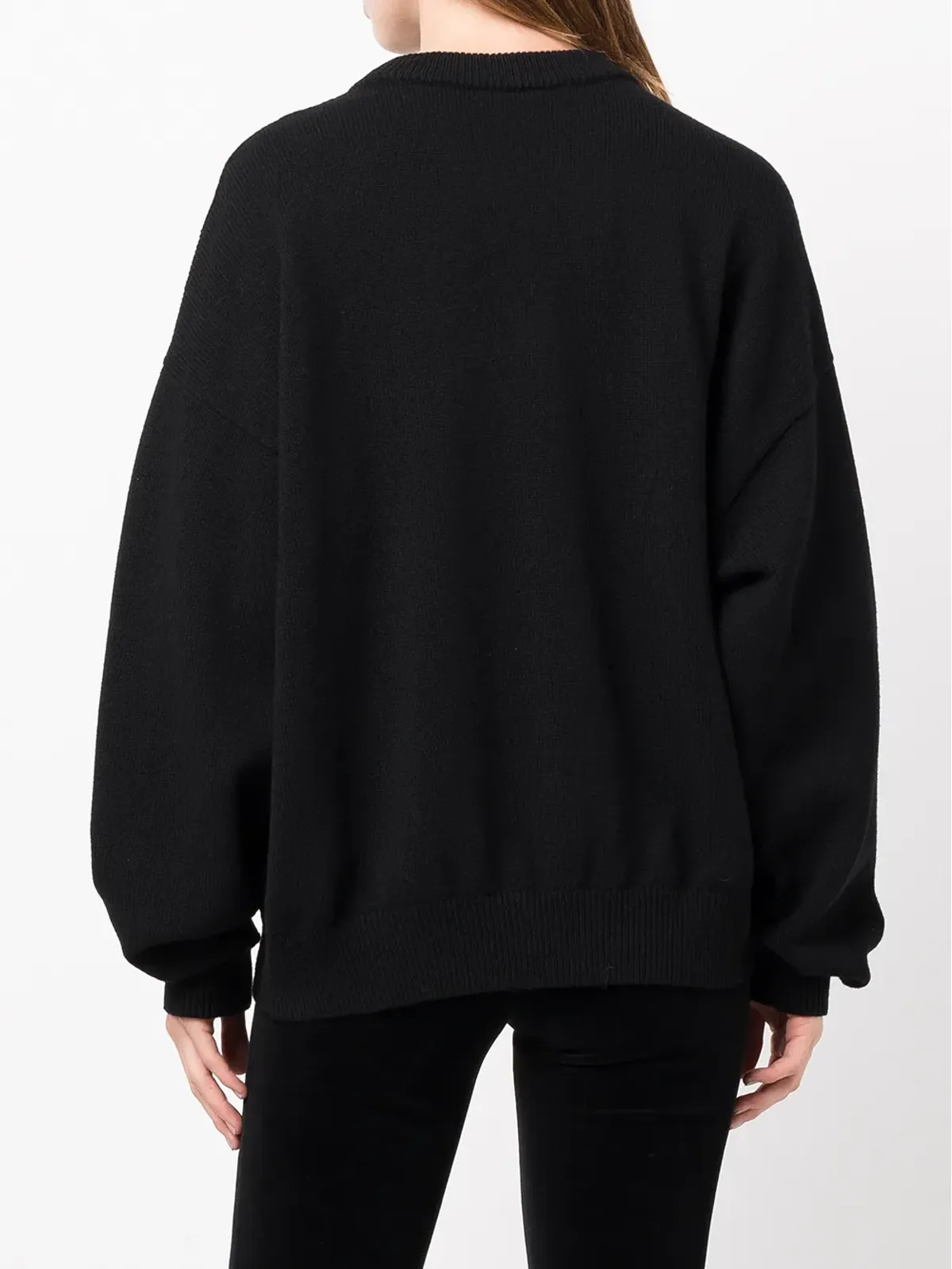 Alexander Wang Beiress クリスタル装飾ウールジャンパー - 画像4