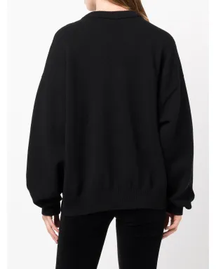 Alexander Wang Beiress クリスタル装飾ウールジャンパー - サムネイル4