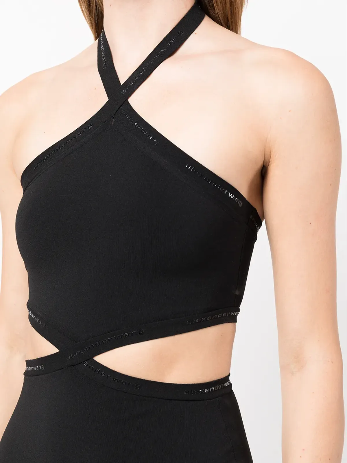 Alexander Wang ホルターネック カットアウト ミニドレス - ブラック - 画像5