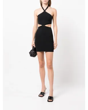 Alexander Wang ホルターネック カットアウト ミニドレス - ブラック - サムネイル2