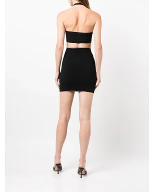 Alexander Wang ホルターネック カットアウト ミニドレス - ブラック - サムネイル4