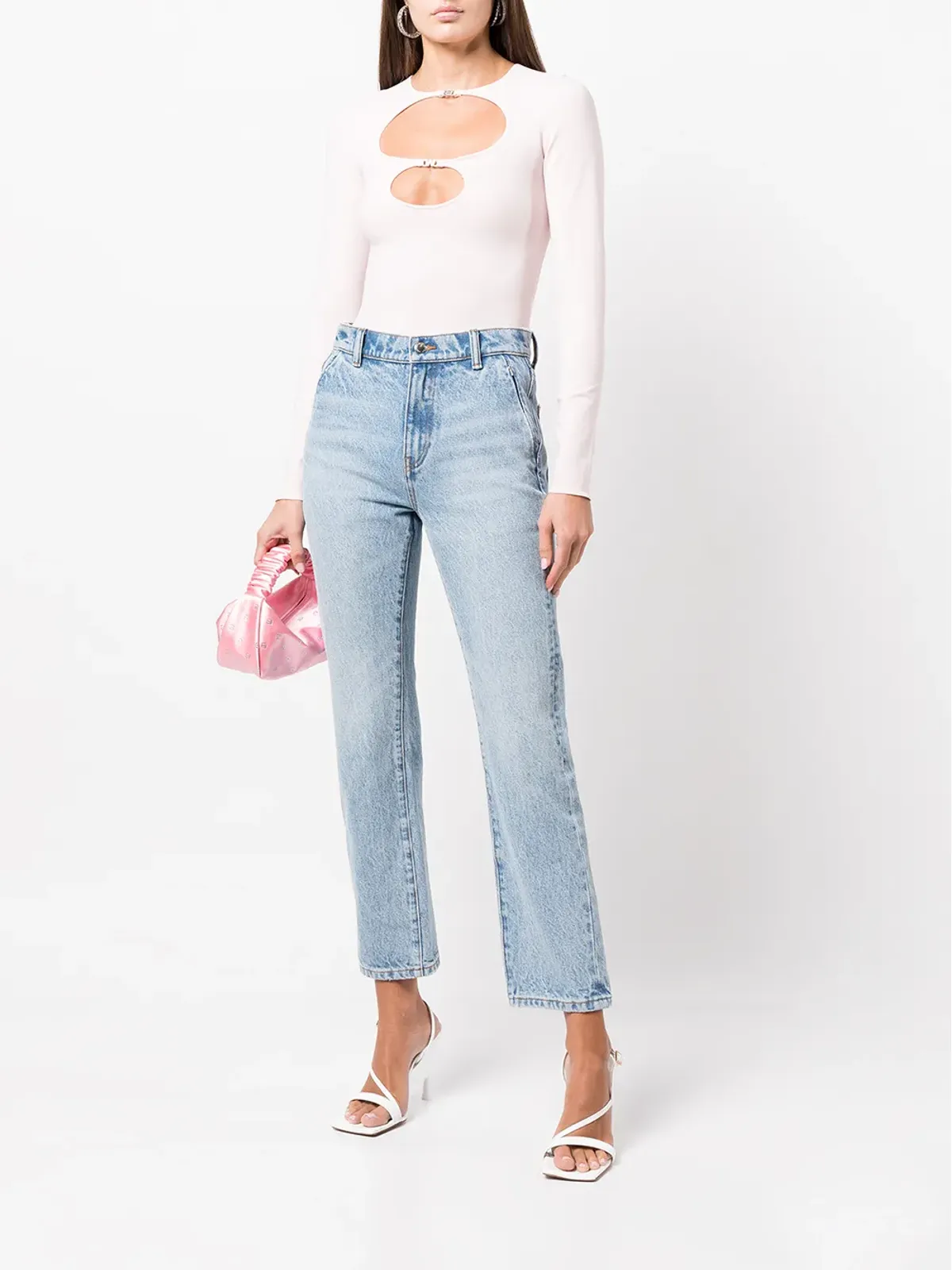 Alexander Wang カットアウトディテール ロングスリーブトップ - 画像2