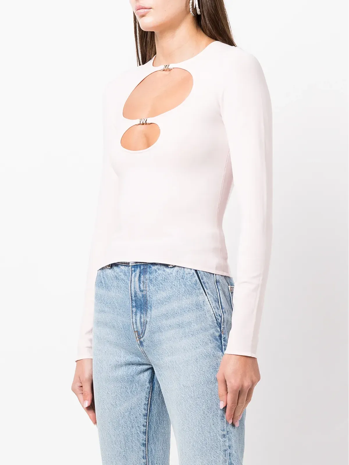 Alexander Wang カットアウトディテール ロングスリーブトップ - 画像3