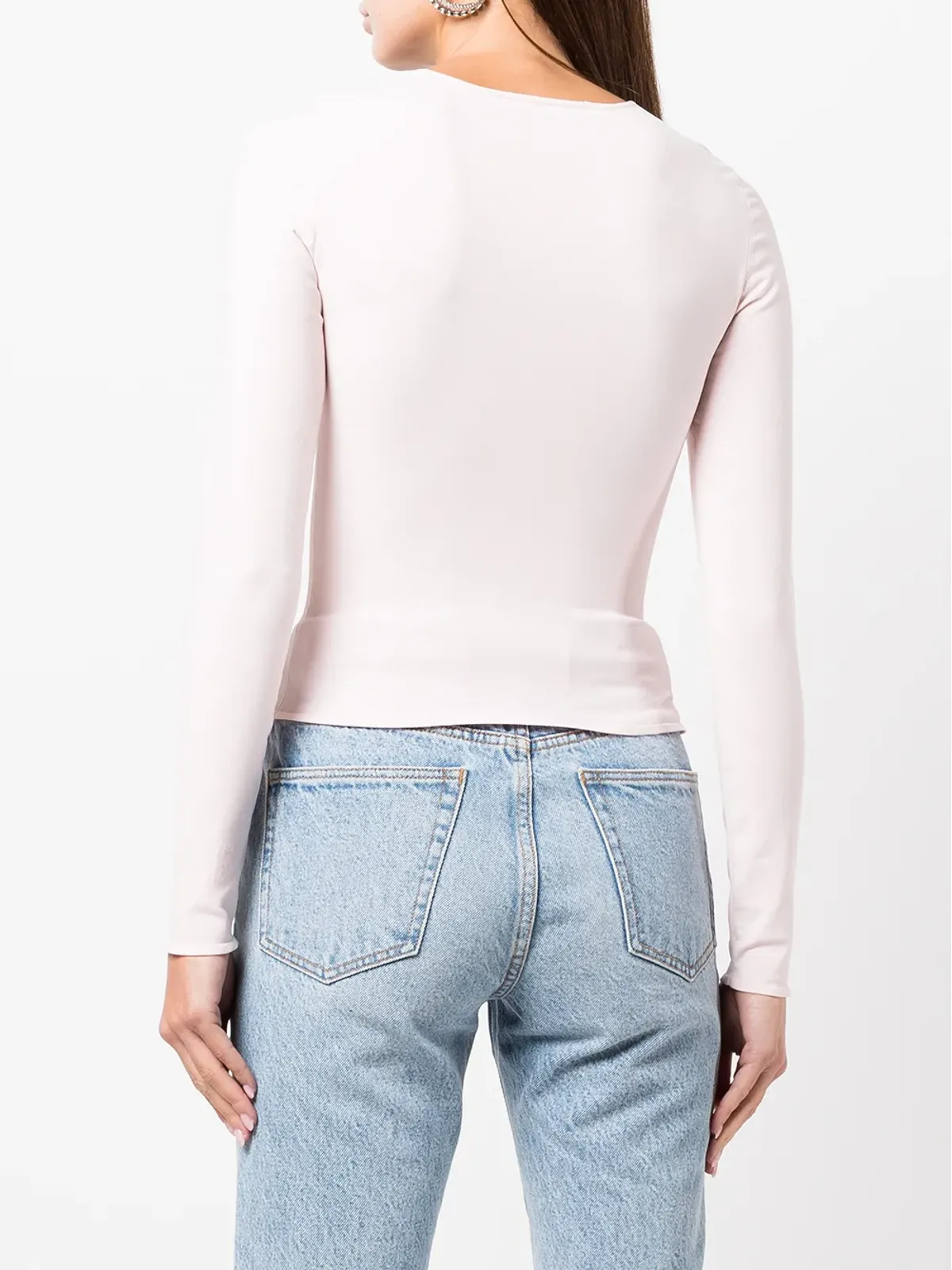 Alexander Wang カットアウトディテール ロングスリーブトップ - 画像4
