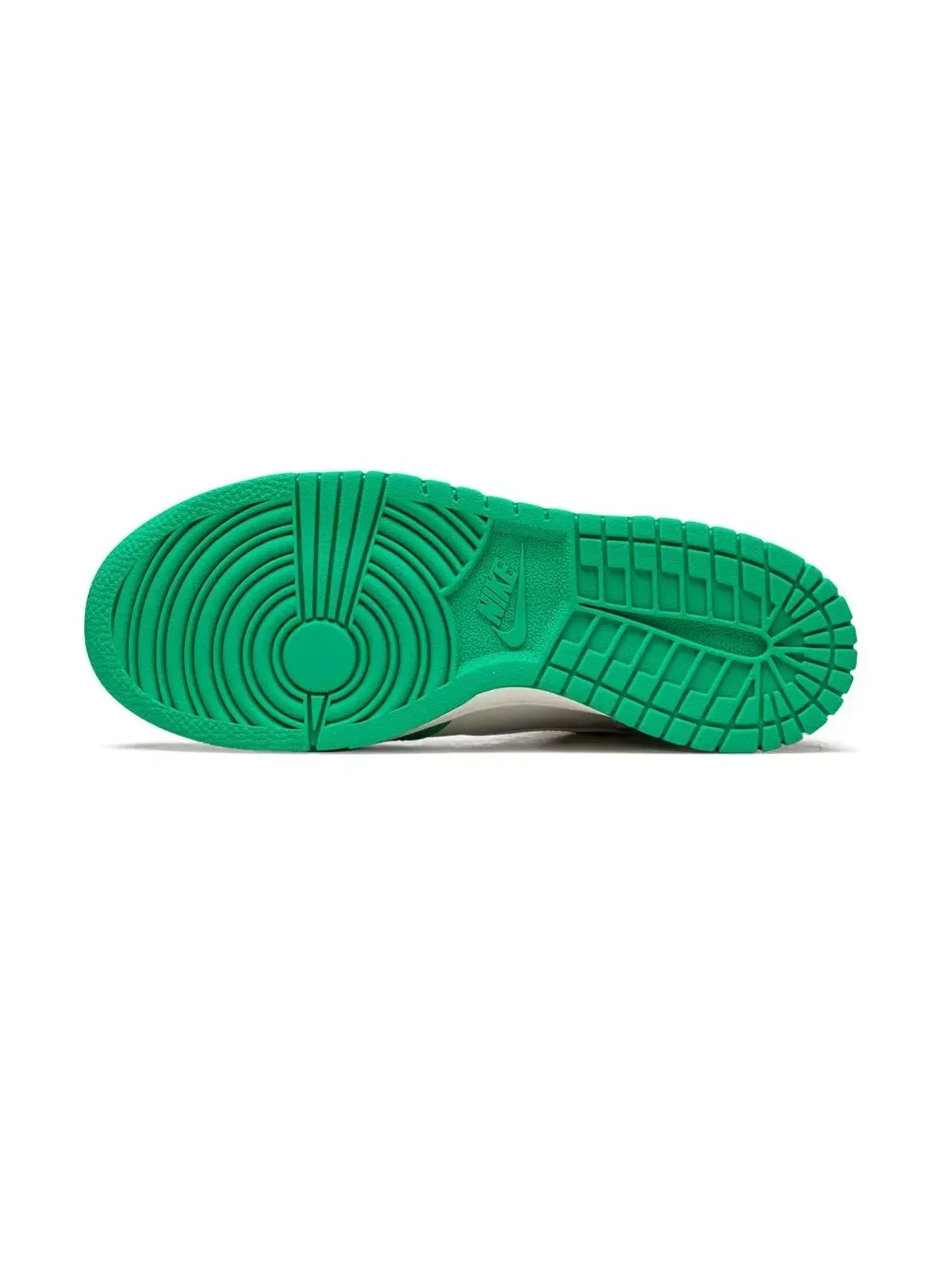 Nike Kids ダンクハイ グレーグリーン スニーカー - 画像4