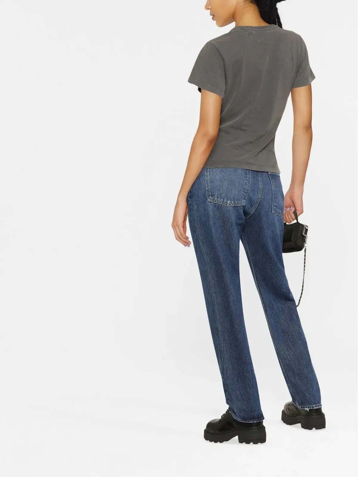 Golden Goose ロゴプリント コットン Tシャツ - グレー - 画像4