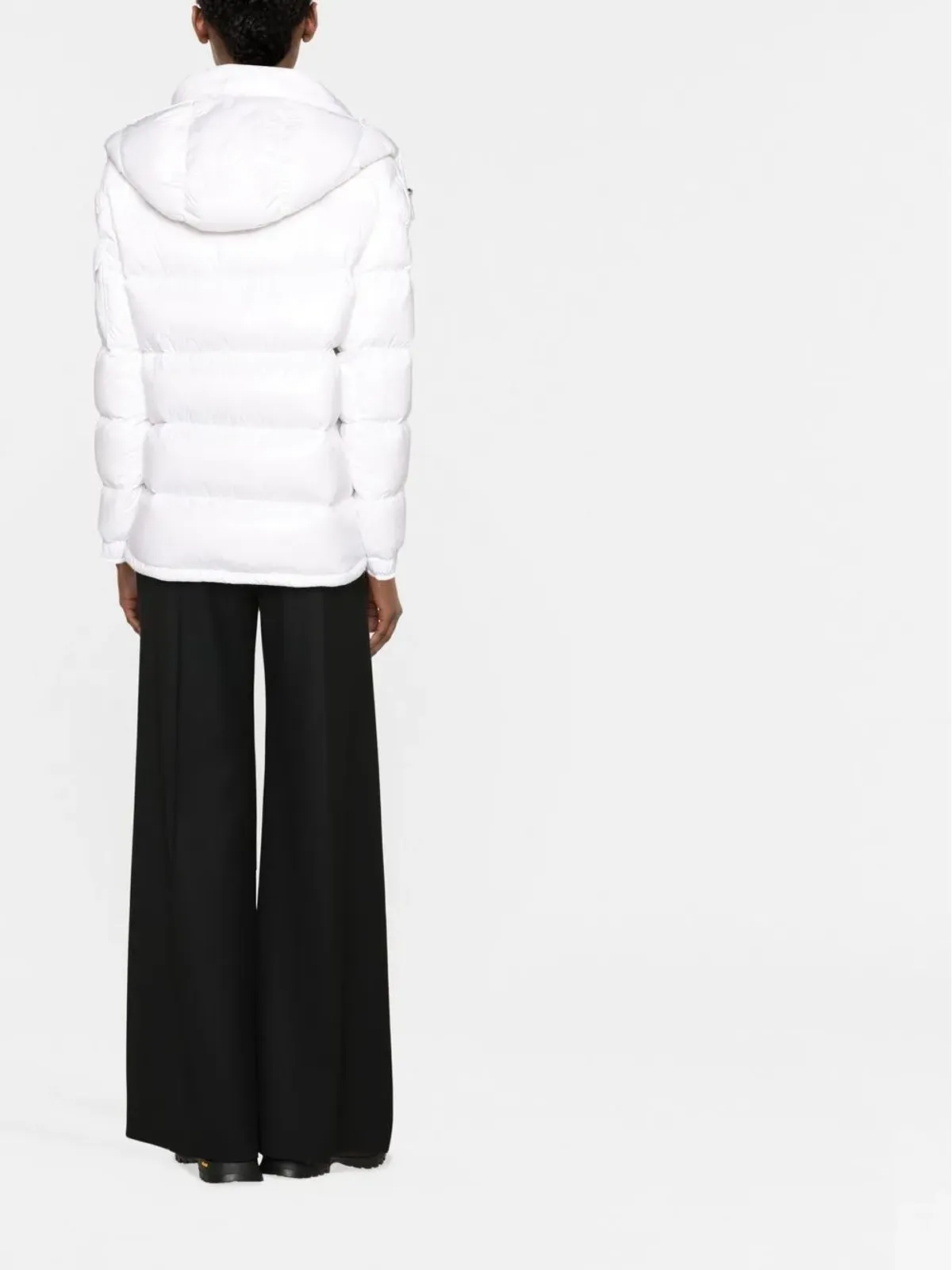 Moncler マイアー キルテッド フード付きジャケット - ホワイト - 画像3