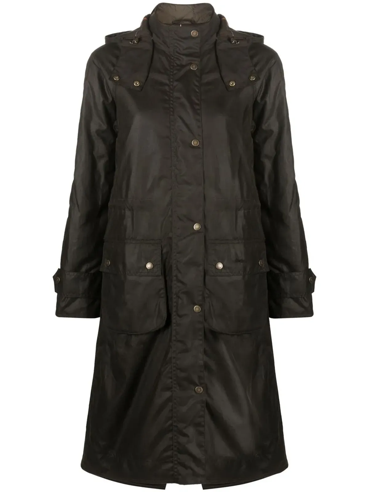Barbour ロング Cannich ワックスコート - 画像1