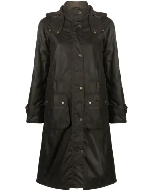 Barbour ロング Cannich ワックスコート - サムネイル1