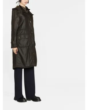 Barbour ロング Cannich ワックスコート - サムネイル3