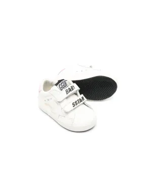 Golden Goose Kids Baby School leather sneakers - White - サムネイル2