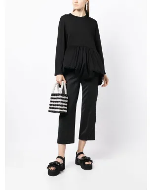 Comme Des Garçons Comme Des Garçons ギャザー入りヘムディテール ブラウス - サムネイル2