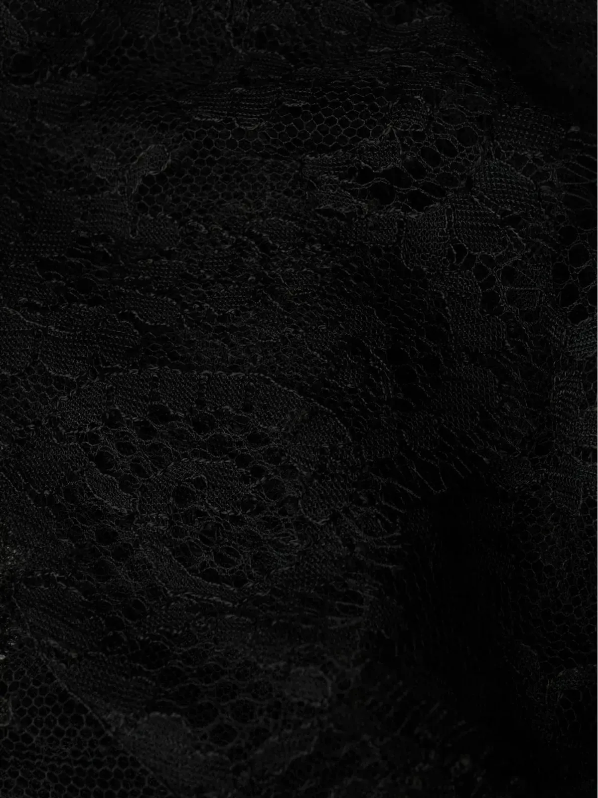 Carine Gilson チュールイリュージョン ローブ - ブラック - 画像3