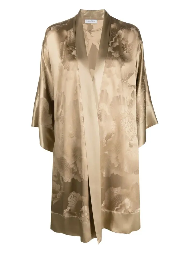 Carine Gilson Carine Gilson ジャカードシルク着物の商品画像