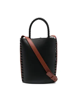 Chloé カラーブロック レザー バケットバッグ - ブラック - サムネイル1