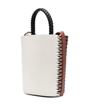Chloé カラーブロック レザー バケットバッグ - ブラック - サムネイル3