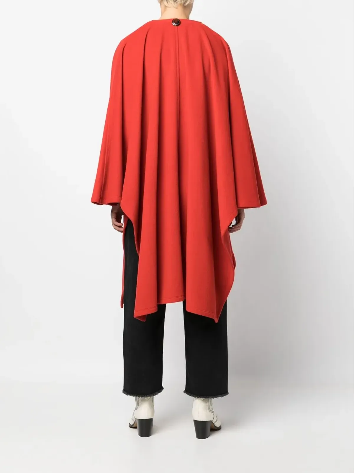 A.N.G.E.L.O. Vintage Cult 1980s collarless loose-fit coat - Red - 画像4