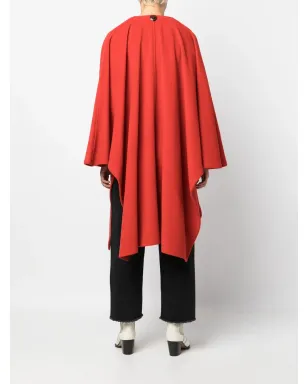 A.N.G.E.L.O. Vintage Cult 1980s collarless loose-fit coat - Red - サムネイル4
