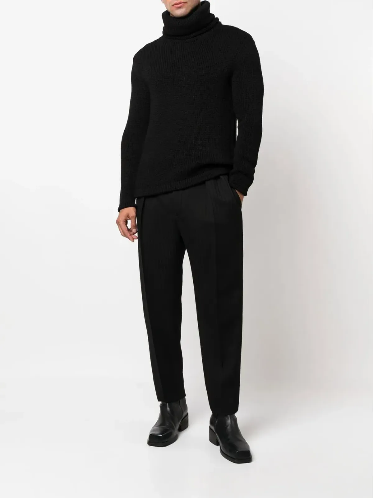 Saint Laurent ピンストライプ ストレートレッグパンツ - 画像2