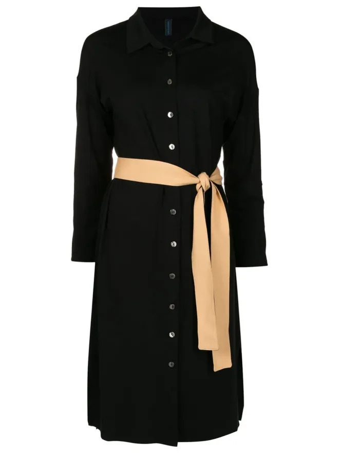 Lygia & Nanny Lygia & Nanny サッシュディテール ジャージー シャツドレスの商品画像