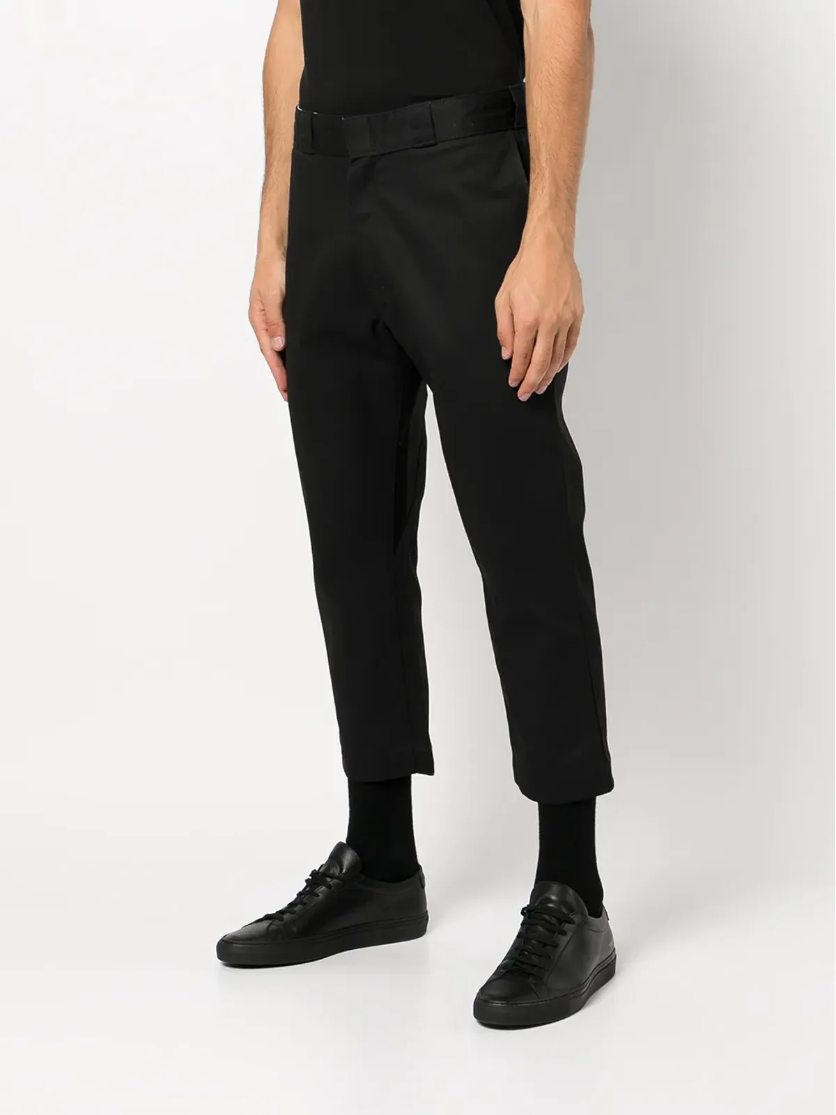 Junya Watanabe MAN テーラードカット クロップドパンツ ブラック - 画像3