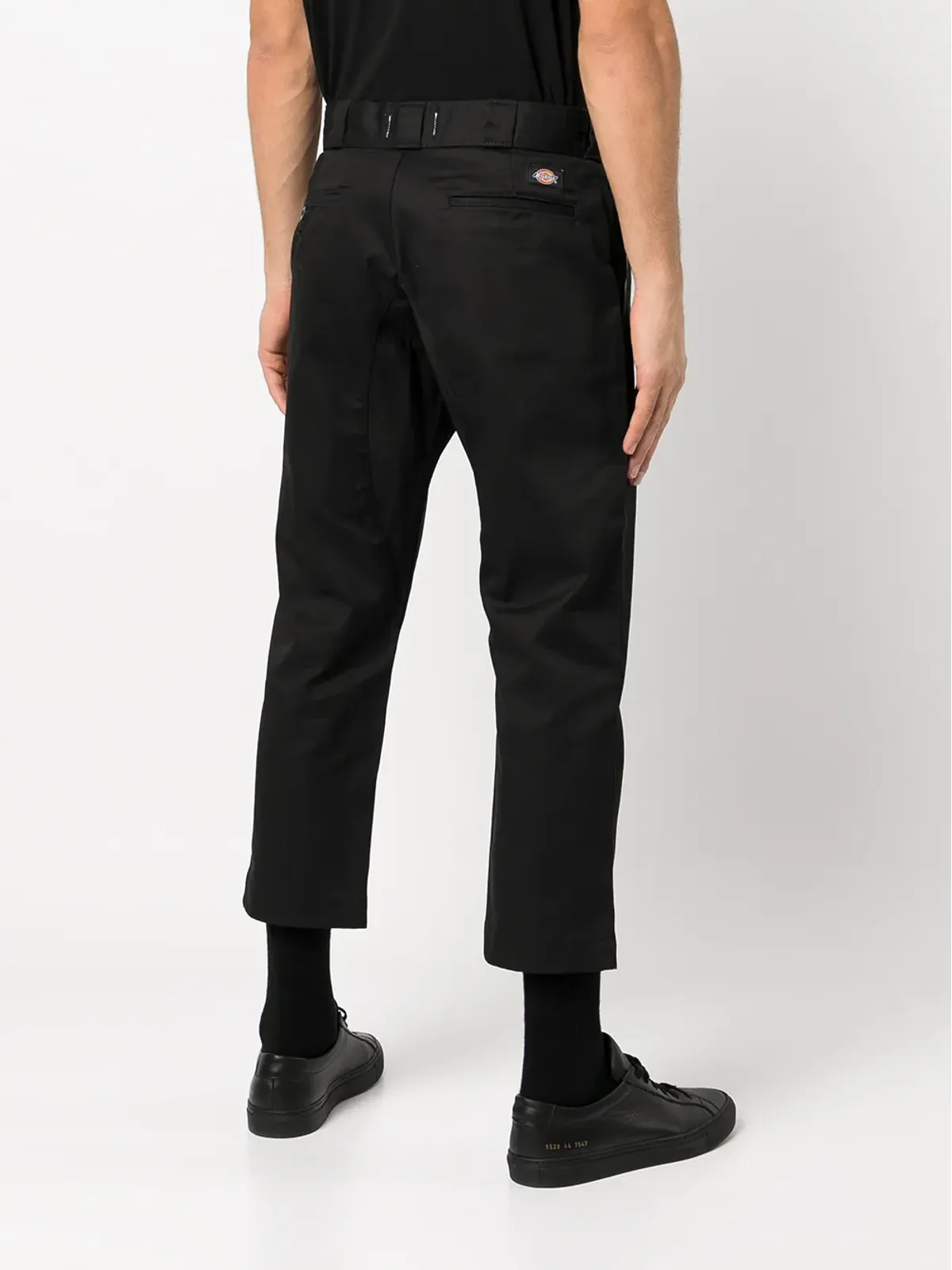 Junya Watanabe MAN テーラードカット クロップドパンツ ブラック - 画像4