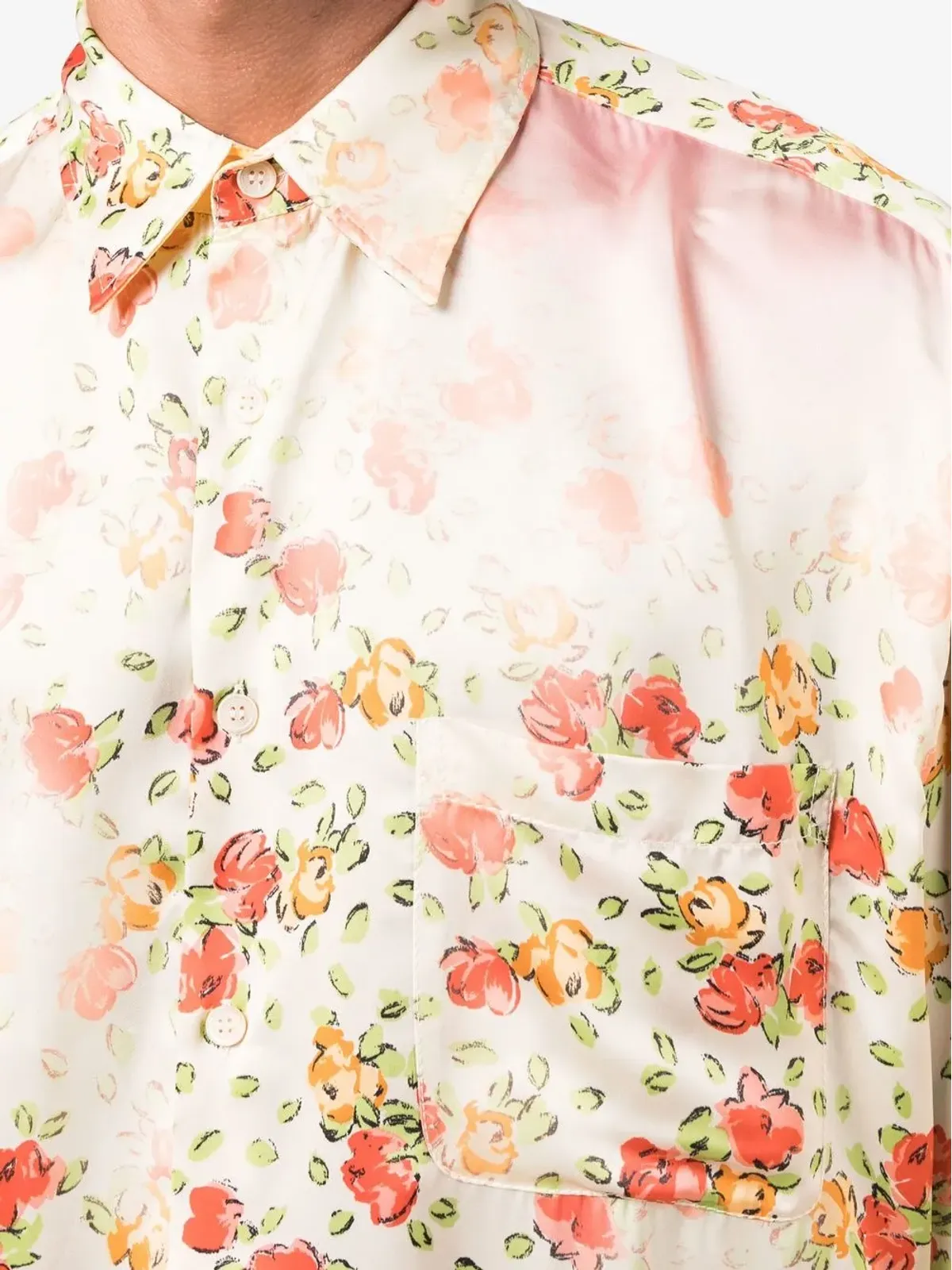 Marni 花柄プリント長袖シャツ - Neutrals - 画像5