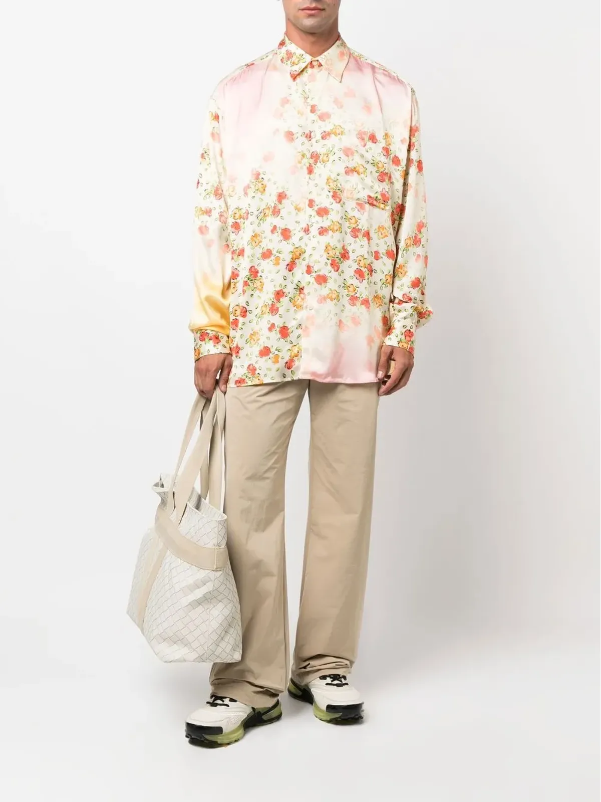 Marni 花柄プリント長袖シャツ - Neutrals - 画像2