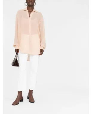 Maison Margiela フォーステッチ シルクシャツ - サムネイル2
