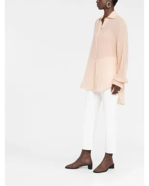 Maison Margiela フォーステッチ シルクシャツ - サムネイル4