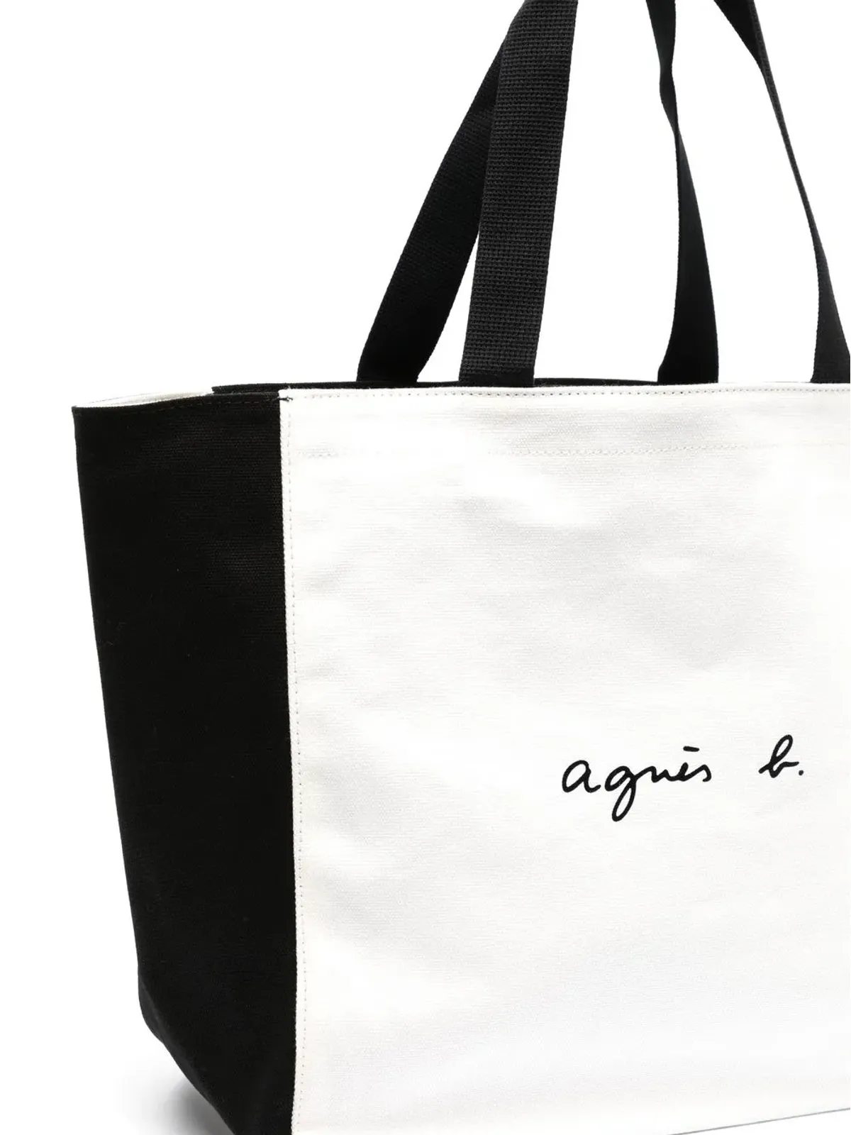 agnès b. カラー・ブロック トートバッグ - 画像4