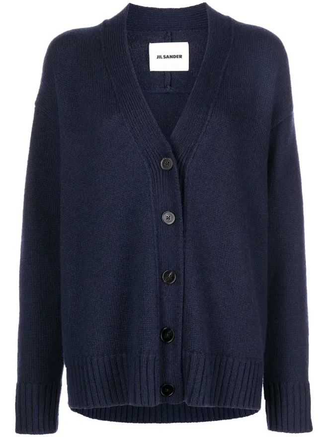 Jil Sander Jil Sander Vネックニットカーディガンの商品画像