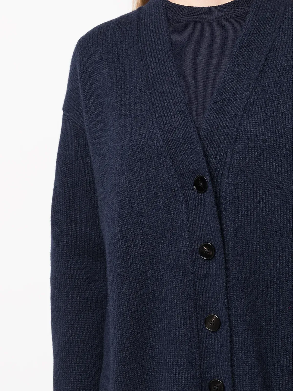 Jil Sander Vネックニットカーディガン - 画像5
