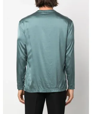 TOM FORD 半ボタン シルクシャツ - サムネイル4
