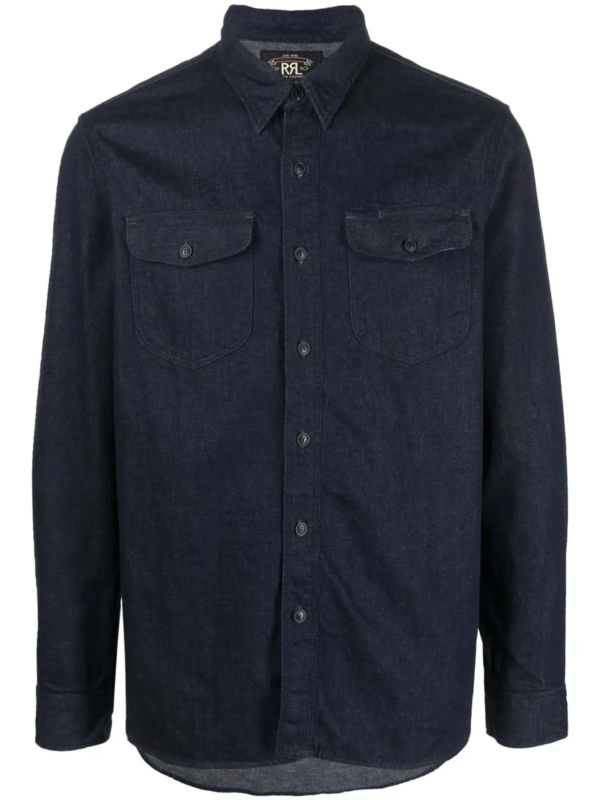 Ralph Lauren RRL Preston長袖シャツ - ブルー - 画像1