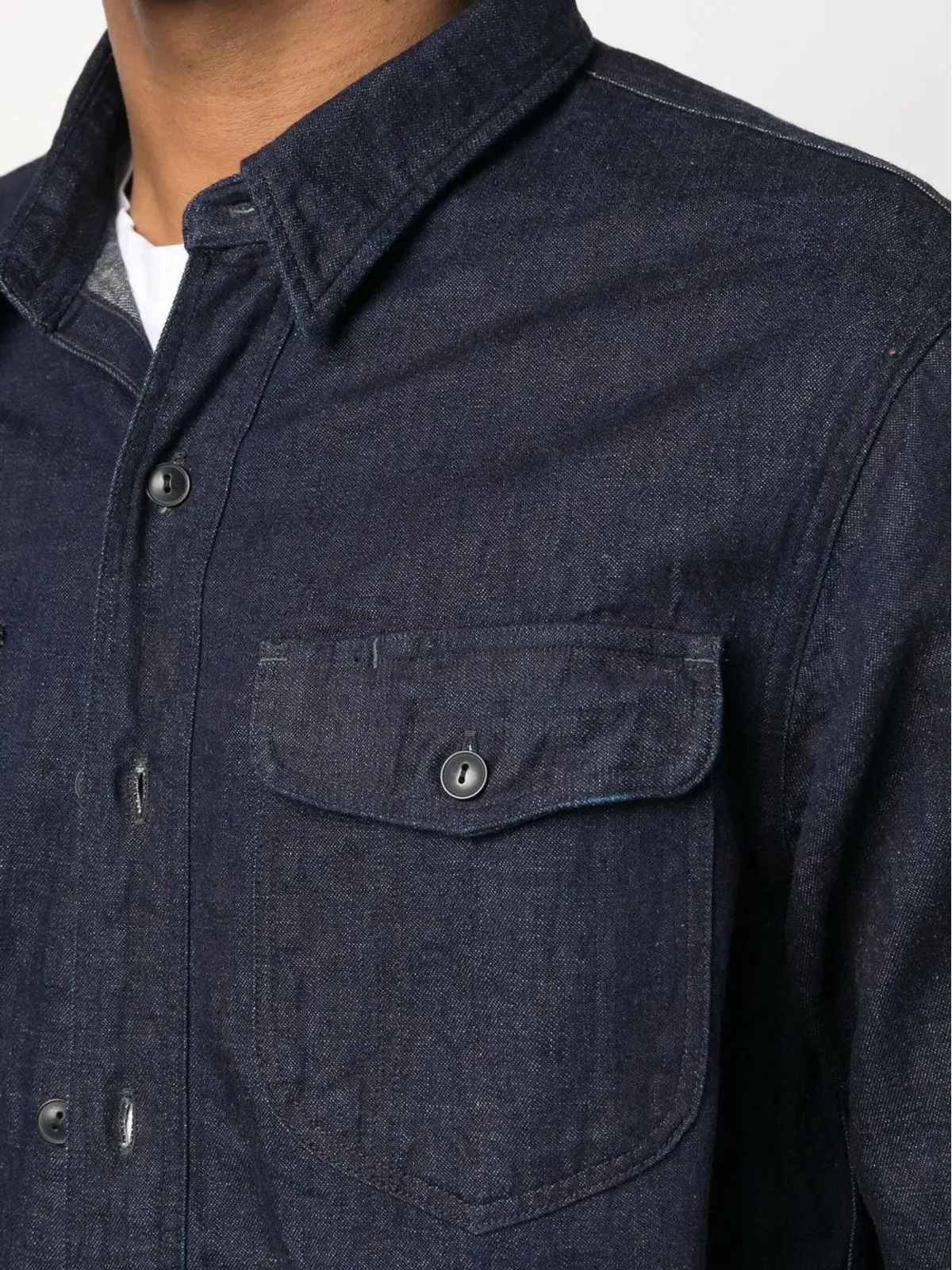 Ralph Lauren RRL Preston長袖シャツ - ブルー - 画像5
