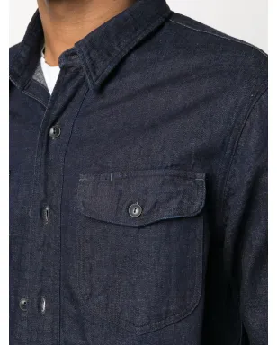 Ralph Lauren RRL Preston長袖シャツ - ブルー - サムネイル5