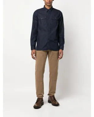 Ralph Lauren RRL Preston長袖シャツ - ブルー - サムネイル2