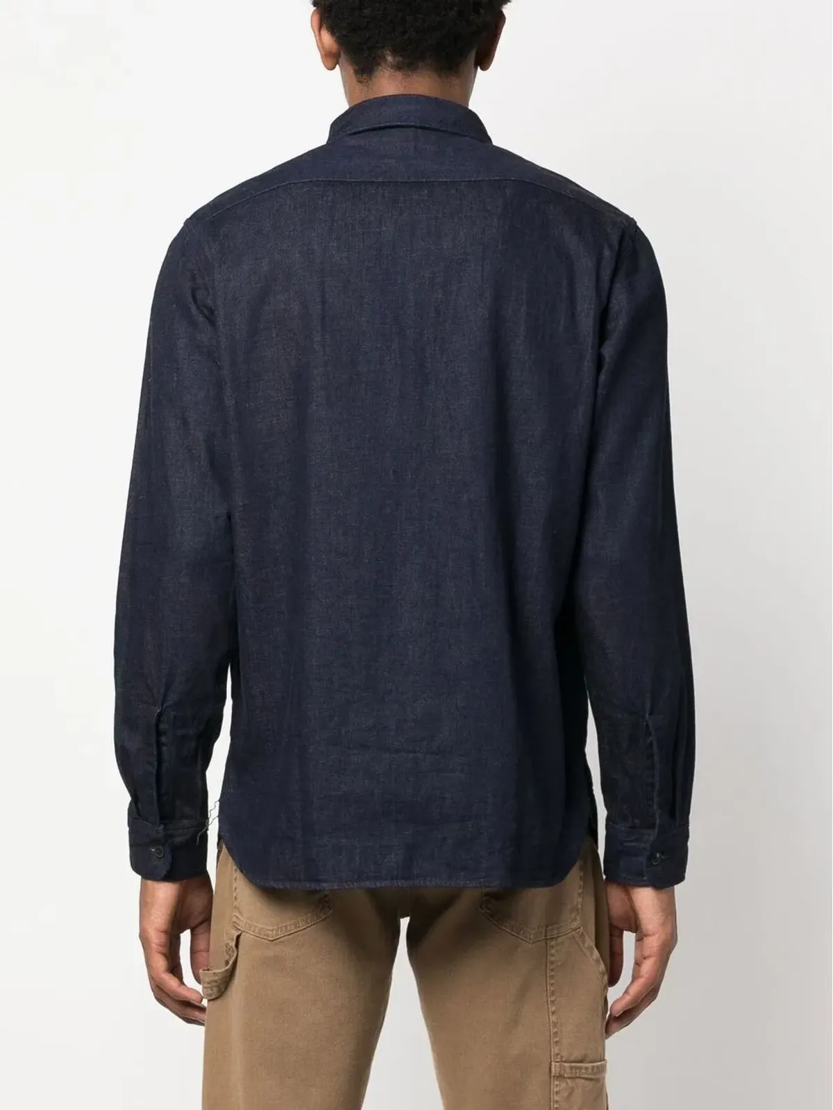 Ralph Lauren RRL Preston長袖シャツ - ブルー - 画像4