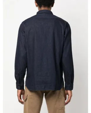 Ralph Lauren RRL Preston長袖シャツ - ブルー - サムネイル4