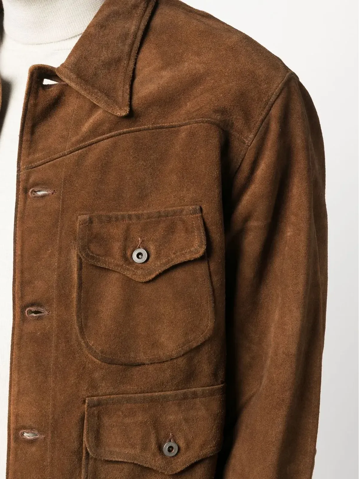 Ralph Lauren RRL スエードシャツジャケット - 画像5