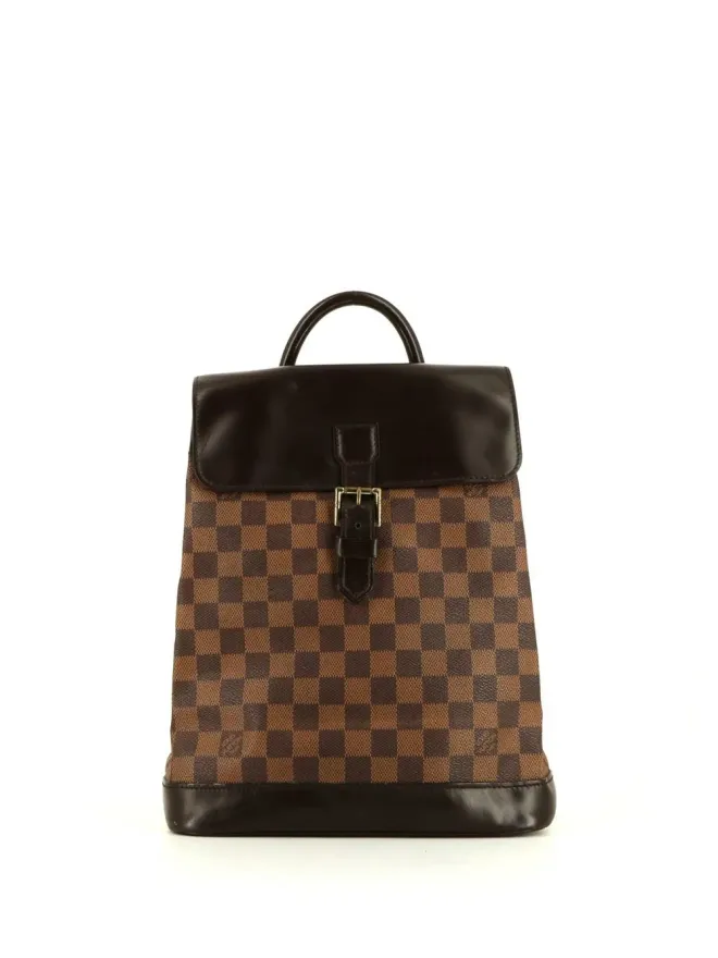 Louis Vuitton Pre-Owned Louis Vuitton Pre-Owned Damier Ebène Sohoバックパック - ブラウンの商品画像