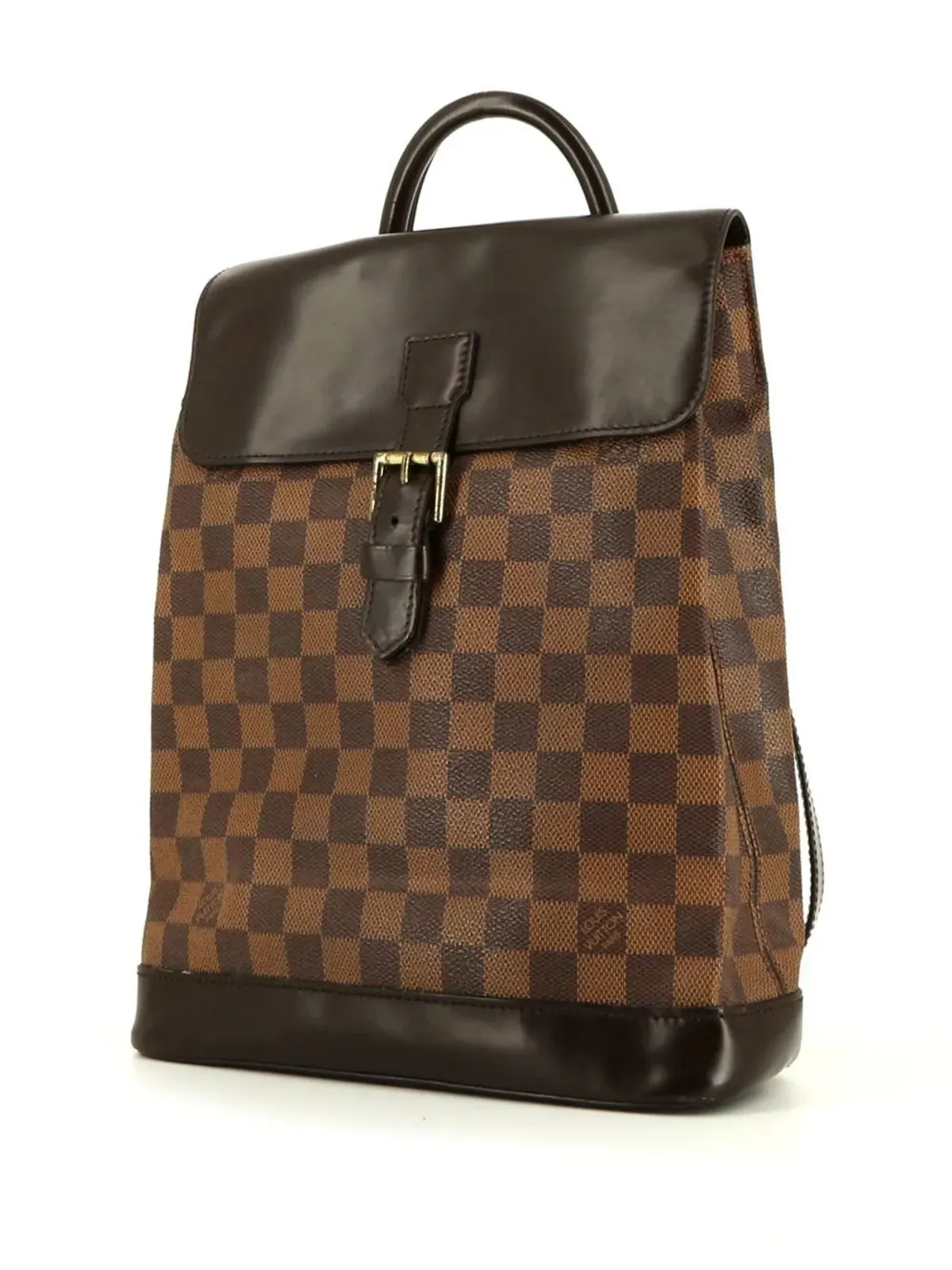Louis Vuitton Pre-Owned Damier Ebène Sohoバックパック - ブラウン - 画像3